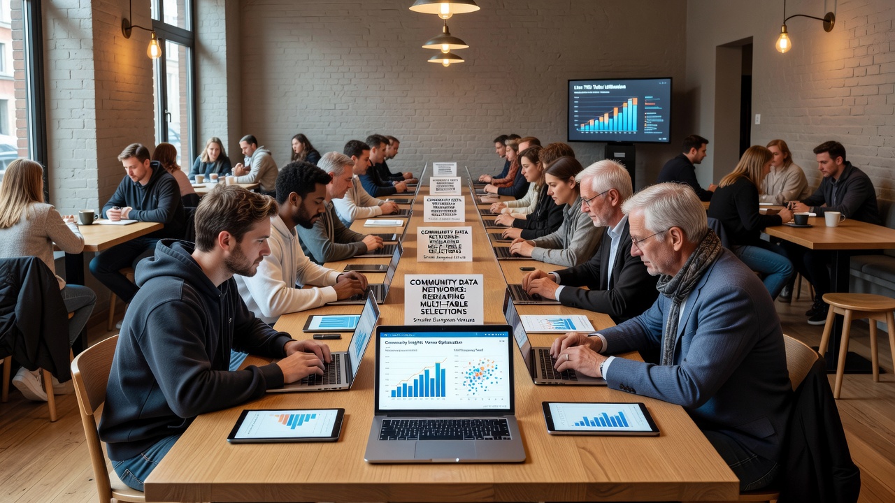 Analyse van multi-table selecties via community data tools in een Europees pokerlokaal