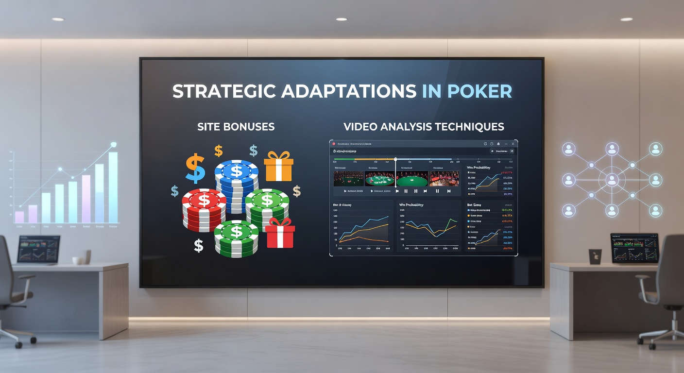 Videoanalyse van pokerhanden met statistieken en bonusgerelateerde strategieën